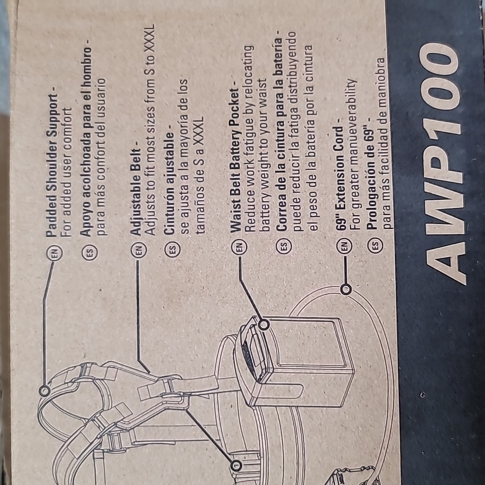 🛍️ Greenworks 82V Commercial Battery Waist Pack Harness - Picture 8 of 8
